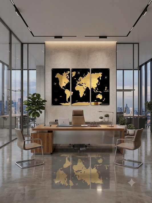 CARTE GEOGRAPHIC DORE